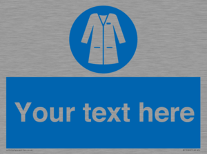 Custom Mandatory: Wear laboratory coat